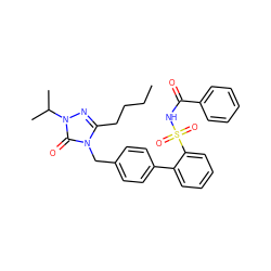 CCCCc1nn(C(C)C)c(=O)n1Cc1ccc(-c2ccccc2S(=O)(=O)NC(=O)c2ccccc2)cc1 ZINC000026720528