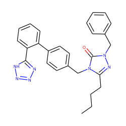 CCCCc1nn(Cc2ccccc2)c(=O)n1Cc1ccc(-c2ccccc2-c2nnn[nH]2)cc1 ZINC000001552277