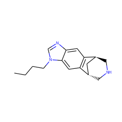 CCCCn1cnc2cc3c(cc21)[C@H]1CNC[C@H]3C1 ZINC000101032590