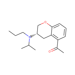 CCCN(C(C)C)[C@@H]1COc2cccc(C(C)=O)c2C1 ZINC000013809363