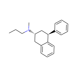 CCCN(C)[C@H]1Cc2ccccc2[C@H](c2ccccc2)C1 ZINC000027412321