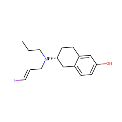 CCCN(C/C=C/I)[C@@H]1CCc2cc(O)ccc2C1 ZINC000013739885