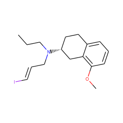 CCCN(C/C=C/I)[C@@H]1CCc2cccc(OC)c2C1 ZINC000013833400