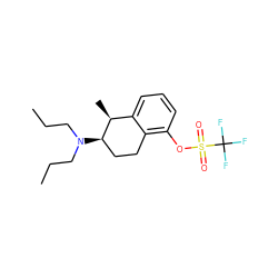 CCCN(CCC)[C@@H]1CCc2c(OS(=O)(=O)C(F)(F)F)cccc2[C@@H]1C ZINC000036216565