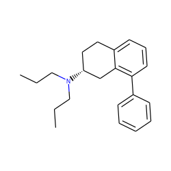 CCCN(CCC)[C@@H]1CCc2cccc(-c3ccccc3)c2C1 ZINC000013732316
