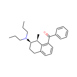 CCCN(CCC)[C@@H]1CCc2cccc(C(=O)c3ccccc3)c2[C@@H]1C ZINC000013740176