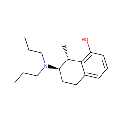 CCCN(CCC)[C@@H]1CCc2cccc(O)c2[C@H]1C ZINC000013819967