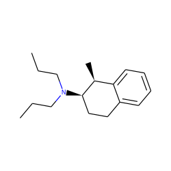 CCCN(CCC)[C@@H]1CCc2ccccc2[C@@H]1C ZINC000013740184