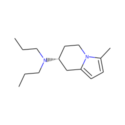 CCCN(CCC)[C@@H]1CCn2c(C)ccc2C1 ZINC000013642091