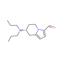 CCCN(CCC)[C@@H]1CCn2c(C=O)ccc2C1 ZINC000013642122