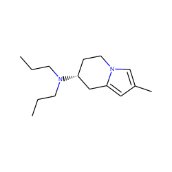 CCCN(CCC)[C@@H]1CCn2cc(C)cc2C1 ZINC000013642085