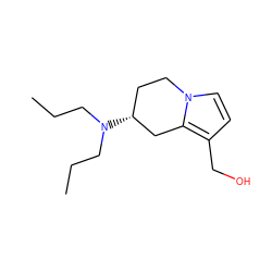 CCCN(CCC)[C@@H]1CCn2ccc(CO)c2C1 ZINC000013642097