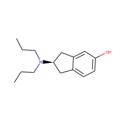 CCCN(CCC)[C@@H]1Cc2ccc(O)cc2C1 ZINC000013471352