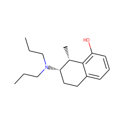 CCCN(CCC)[C@H]1CCc2cccc(O)c2[C@H]1C ZINC000013740187