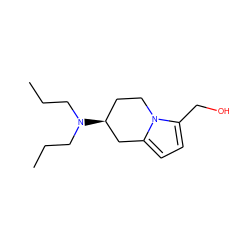 CCCN(CCC)[C@H]1CCn2c(CO)ccc2C1 ZINC000013642112