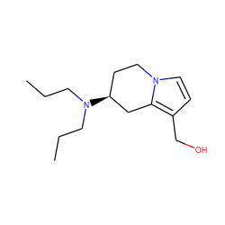 CCCN(CCC)[C@H]1CCn2ccc(CO)c2C1 ZINC000013642100