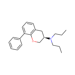 CCCN(CCC)[C@H]1COc2c(cccc2-c2ccccc2)C1 ZINC000013581257