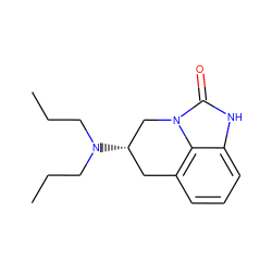 CCCN(CCC)[C@H]1Cc2cccc3[nH]c(=O)n(c23)C1 ZINC000000005049