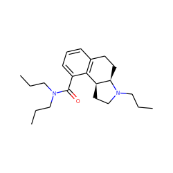 CCCN(CCC)C(=O)c1cccc2c1[C@@H]1CCN(CCC)[C@@H]1CC2 ZINC000013740528