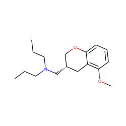 CCCN(CCC)C[C@@H]1COc2cccc(OC)c2C1 ZINC000026018227