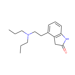 CCCN(CCC)CCc1cccc2c1CC(=O)N2 ZINC000000002041