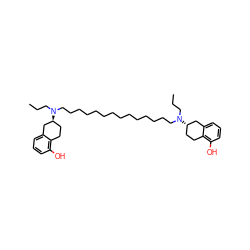 CCCN(CCCCCCCCCCCCCCN(CCC)[C@H]1CCc2c(O)cccc2C1)[C@H]1CCc2c(O)cccc2C1 ZINC000095564094