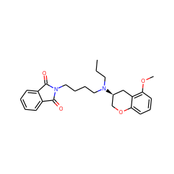 CCCN(CCCCN1C(=O)c2ccccc2C1=O)[C@@H]1COc2cccc(OC)c2C1 ZINC000013737052