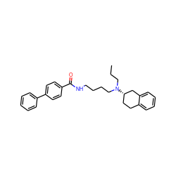 CCCN(CCCCNC(=O)c1ccc(-c2ccccc2)cc1)[C@H]1CCc2ccccc2C1 ZINC000001893047