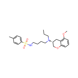 CCCN(CCCCNS(=O)(=O)c1ccc(C)cc1)[C@H]1COc2cccc(OC)c2C1 ZINC000001554701