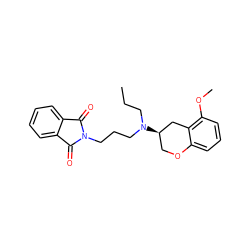 CCCN(CCCN1C(=O)c2ccccc2C1=O)[C@@H]1COc2cccc(OC)c2C1 ZINC000013737048