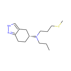 CCCN(CCCSC)[C@@H]1CCc2n[nH]cc2C1 ZINC000026468270