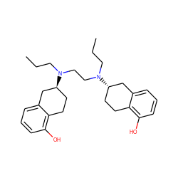 CCCN(CCN(CCC)[C@H]1CCc2c(O)cccc2C1)[C@H]1CCc2c(O)cccc2C1 ZINC000095561544