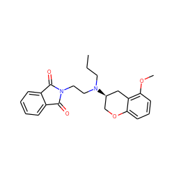 CCCN(CCN1C(=O)c2ccccc2C1=O)[C@@H]1COc2cccc(OC)c2C1 ZINC000013737044