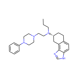 CCCN(CCN1CCN(c2ccccc2)CC1)[C@@H]1CCc2ccc3[nH]cnc3c2C1 ZINC000096923980