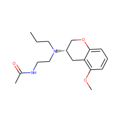 CCCN(CCNC(C)=O)[C@@H]1COc2cccc(OC)c2C1 ZINC000013737099