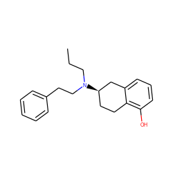 CCCN(CCc1ccccc1)[C@@H]1CCc2c(O)cccc2C1 ZINC000002169418