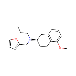 CCCN(Cc1ccco1)[C@@H]1CCc2c(cccc2OC)C1 ZINC000026265987