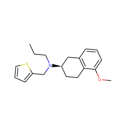 CCCN(Cc1cccs1)[C@@H]1CCc2c(cccc2OC)C1 ZINC000026271640