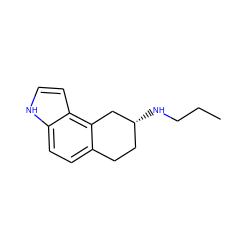 CCCN[C@@H]1CCc2ccc3[nH]ccc3c2C1 ZINC000013741728