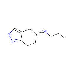 CCCN[C@@H]1CCc2n[nH]cc2C1 ZINC000026466653