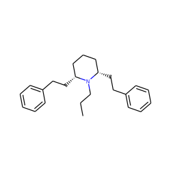 CCCN1[C@H](CCc2ccccc2)CCC[C@@H]1CCc1ccccc1 ZINC000033646695