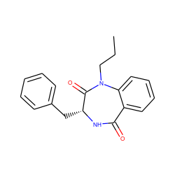 CCCN1C(=O)[C@@H](Cc2ccccc2)NC(=O)c2ccccc21 ZINC000029133161