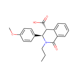 CCCN1C(=O)c2ccccc2[C@@H](C(=O)O)[C@@H]1c1ccc(OC)cc1 ZINC000000070010