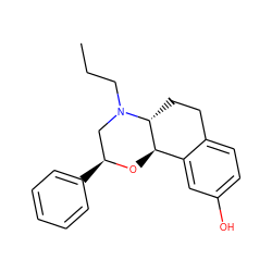 CCCN1C[C@H](c2ccccc2)O[C@@H]2c3cc(O)ccc3CC[C@H]21 ZINC000013474738