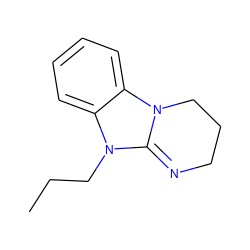 CCCN1C2=NCCCN2c2ccccc21 ZINC000001300557