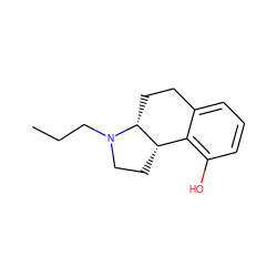 CCCN1CC[C@H]2c3c(O)cccc3CC[C@H]21 ZINC000013826515