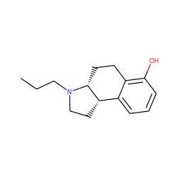 CCCN1CC[C@H]2c3cccc(O)c3CC[C@H]21 ZINC000013826523