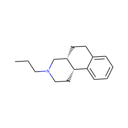 CCCN1CC[C@H]2c3ccccc3CC[C@H]2C1 ZINC000026178209