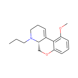 CCCN1CCC=C2c3c(OC)cccc3OC[C@@H]21 ZINC000027849110