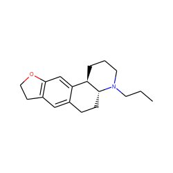 CCCN1CCC[C@@H]2c3cc4c(cc3CC[C@H]21)CCO4 ZINC000027999477